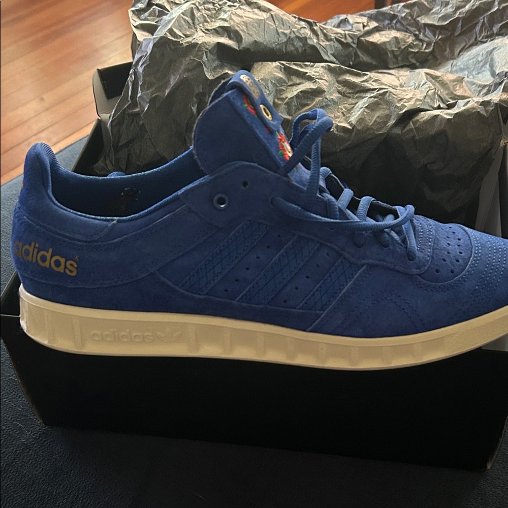 Adidas Royal Blue Sneakers with White Sole